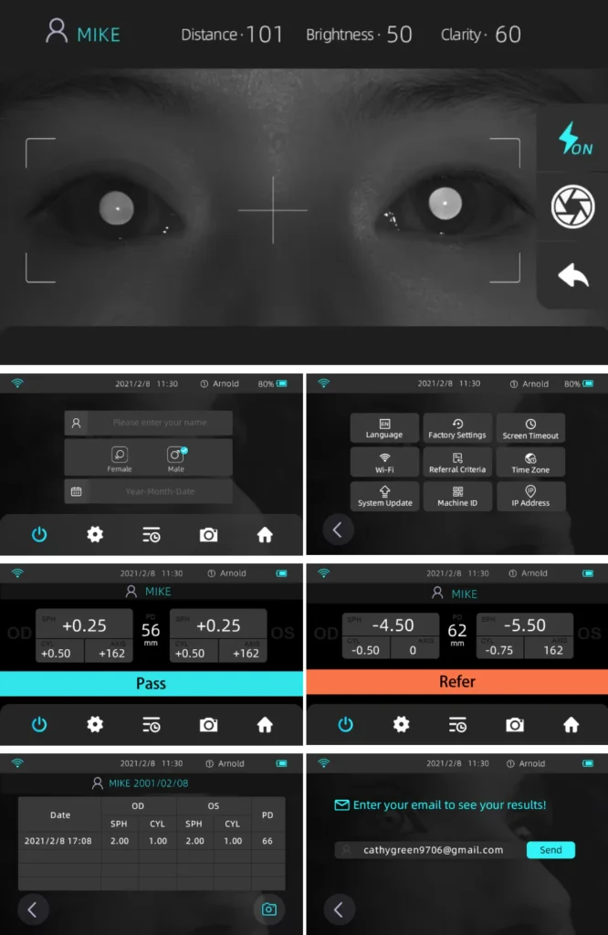 VS-800 imaging performance