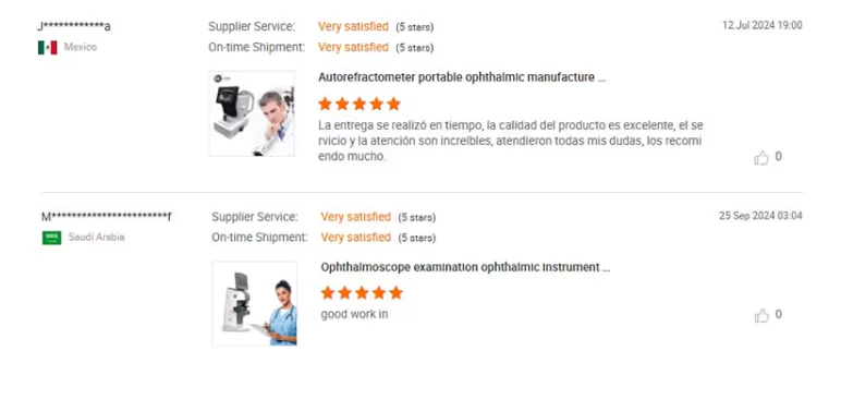 Auto Refractometer Customer Voices