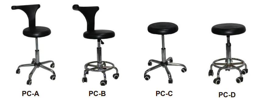 PC-A, PC-B, PC-C, PC-D Ophthalmic Doctor Chair