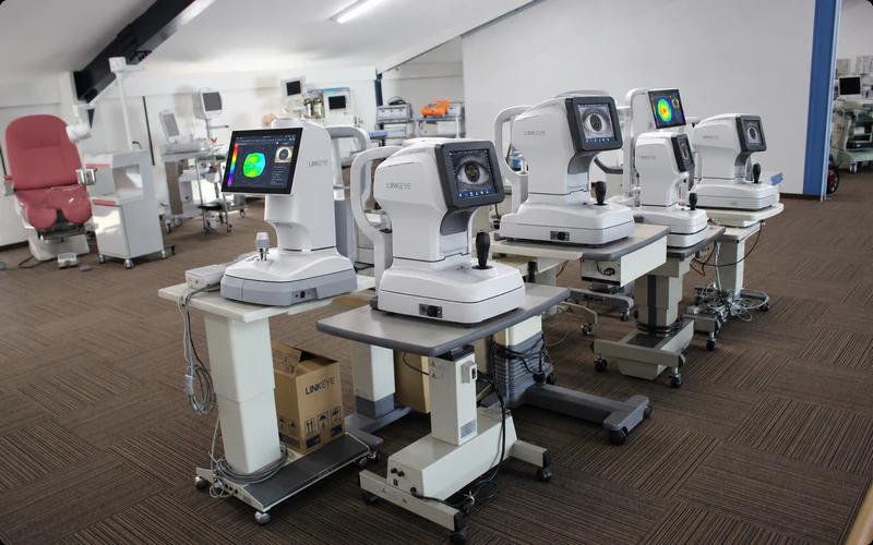 Ophthalmology equipment supply and distribution inventory