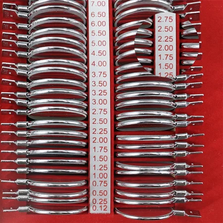 Full set of refractive trial lenses Full set of refractive trial lenses